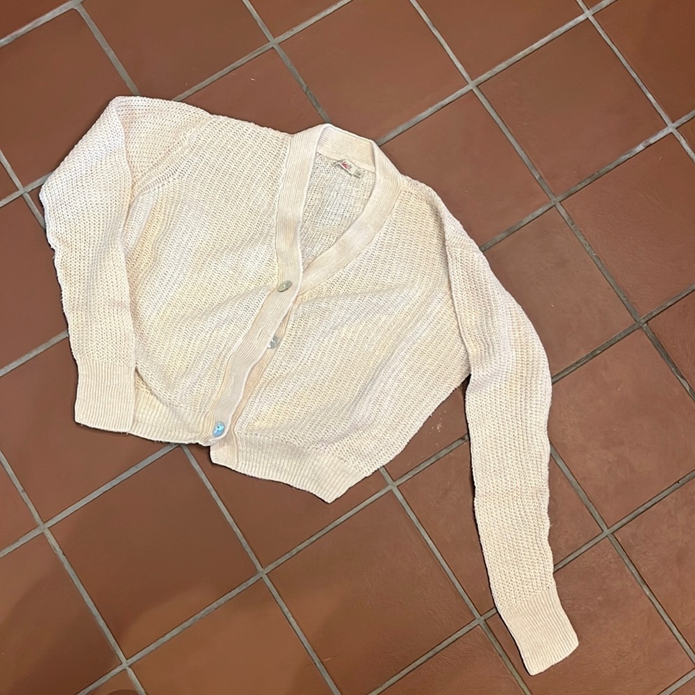 Crop Faherty Cardigan